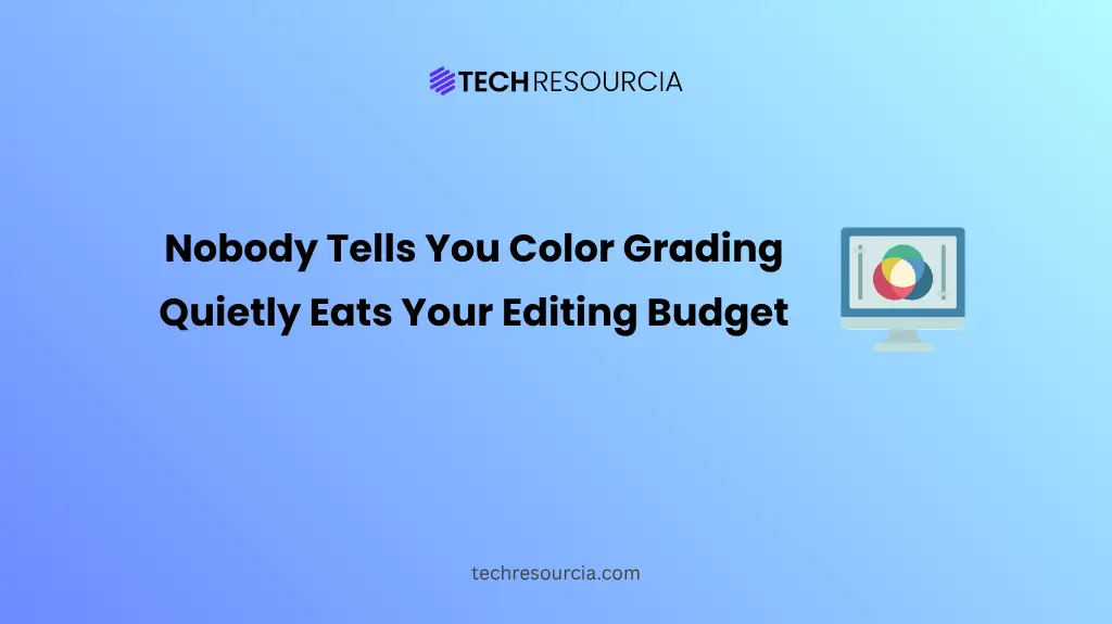 Nobody Tells You Color Grading Quietly Eats Your Editing Budget